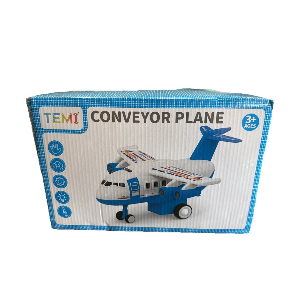Temi Conveyor Plane and Accessories Age 3+  NEW IN BOX
